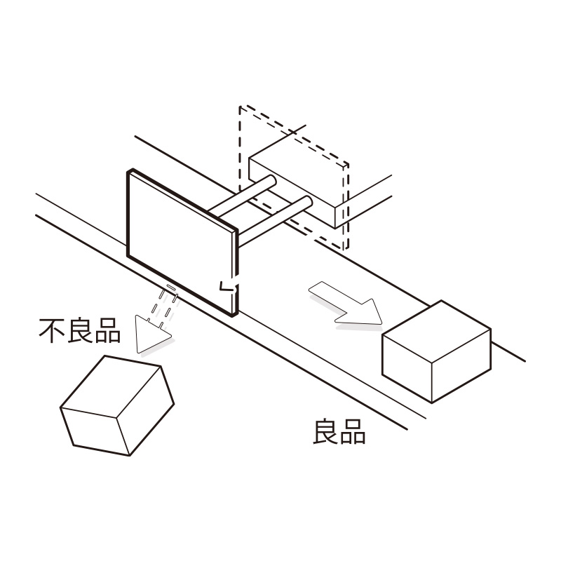 选别机构-气动挡板式