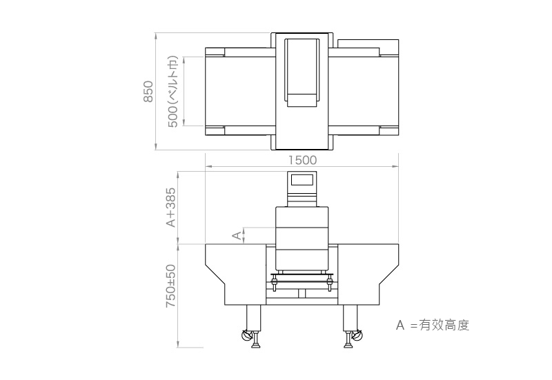 金属检测机 NA系列