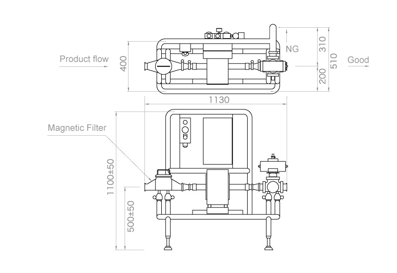 Metal Detector - Pipe type