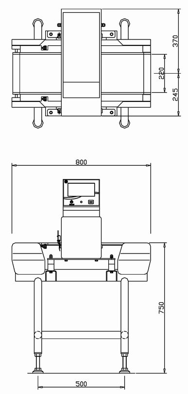 コンベア式金属検出機　NA-Series NA2-T300