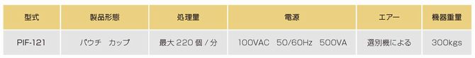 食品针孔检查机PIF-100系列